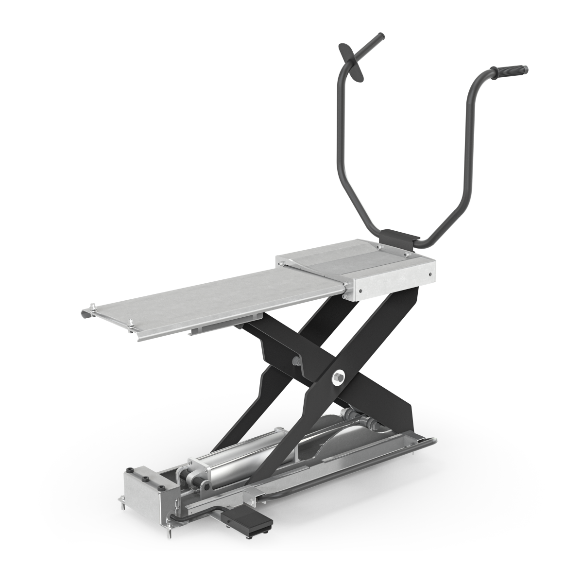 Подъемник колес пневматический