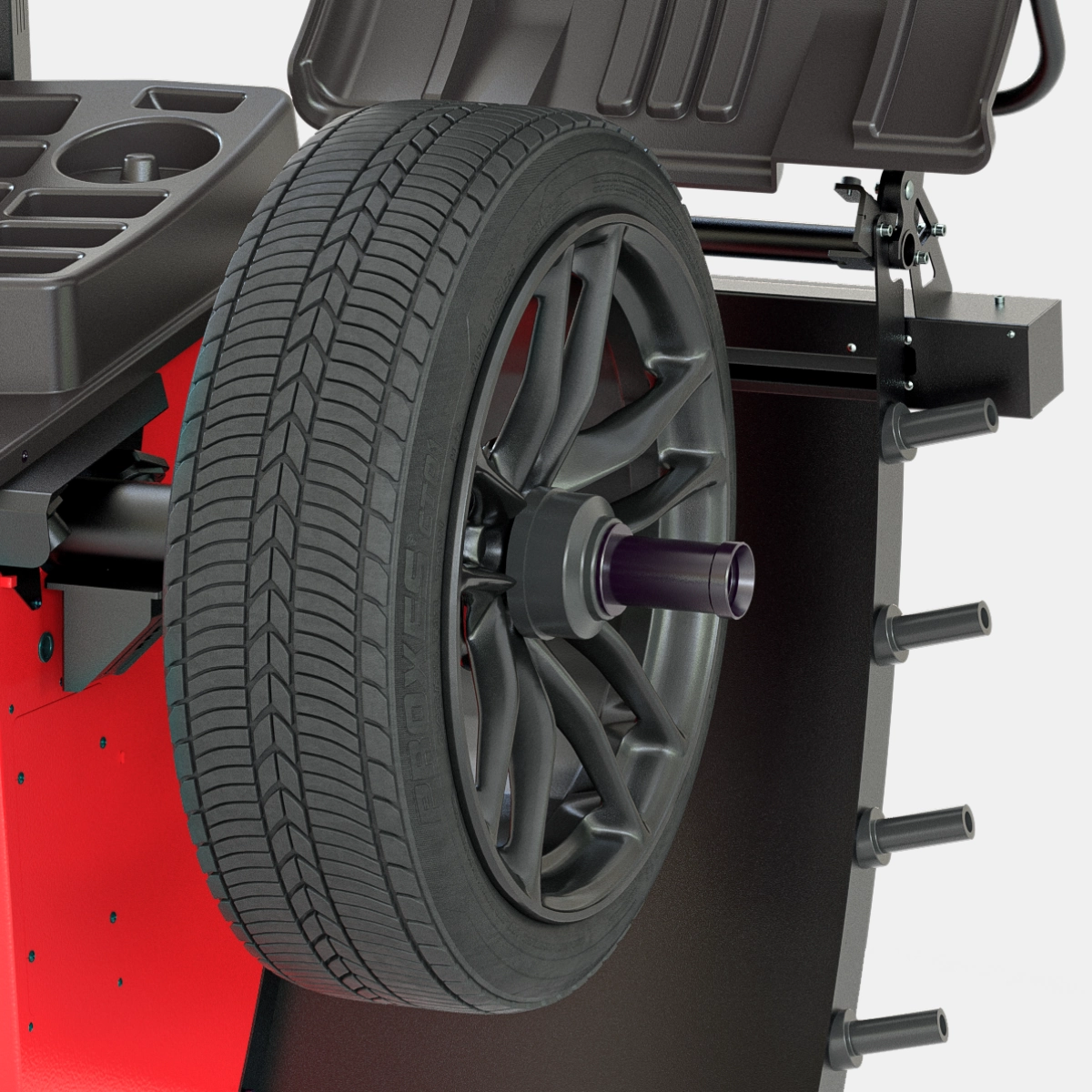 Быстрая установка колеса – запатентованный пневмозажим