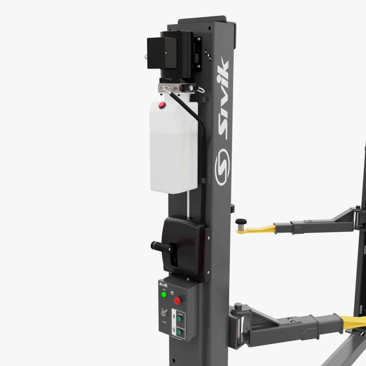 СНЯТИЕ СО СТОПОРОВ С ОДНОЙ КОЛОННЫ