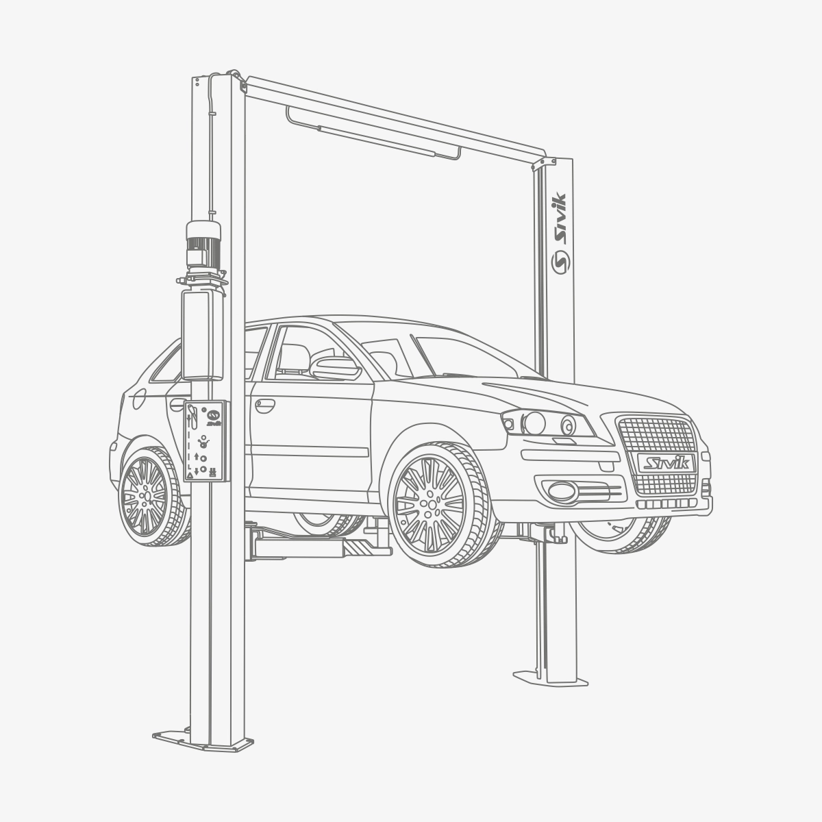Запчасти для автоподъемного оборудования